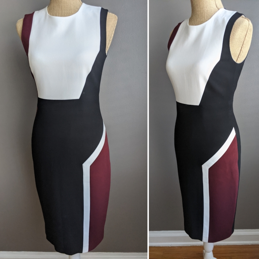 Judith & Charles colour block dress - Size 4